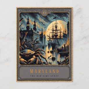 Maryland   Gotische kunst Briefkaart