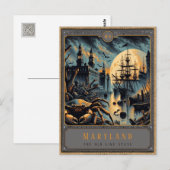 Maryland | Gotische kunst Briefkaart (Voorkant / Achterkant)