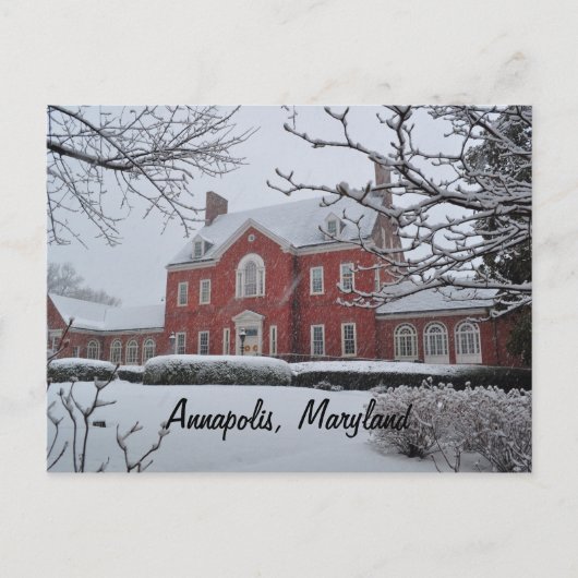 Maryland Governors Mansion Briefkaart (Voorkant)