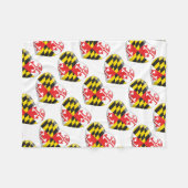 Maryland Heart Fleece Deken (Voorkant (Horizontaal))
