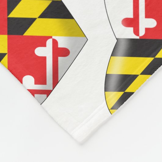 Maryland Heart Fleece Deken (Hoek)