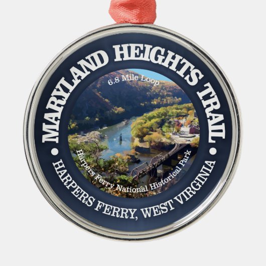 Maryland Heights Trail Metalen Ornament (Voorkant)