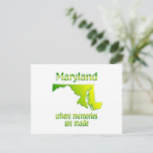 Maryland Herinneringen Briefkaart (Staand voorkant)