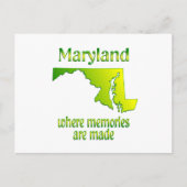 Maryland Herinneringen Briefkaart (Voorkant)