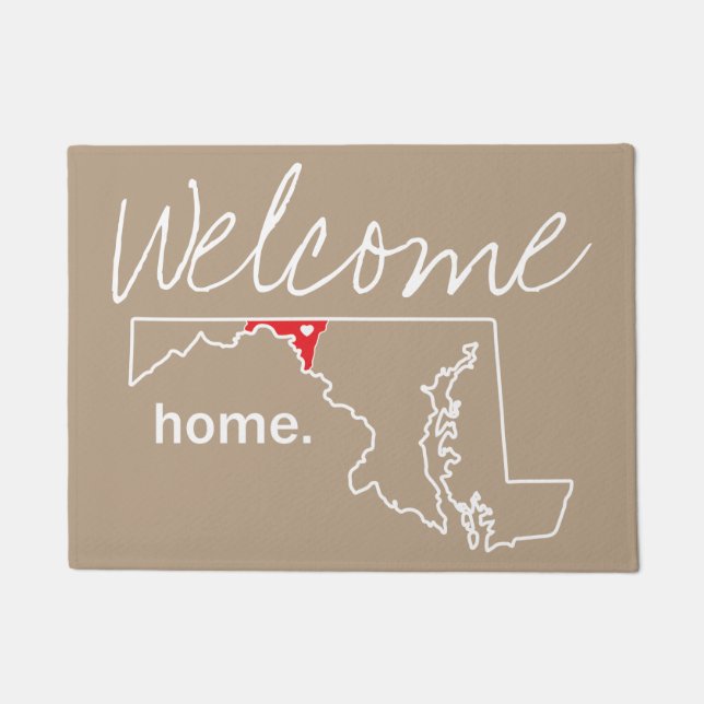 Maryland Home County door Mat - Washington Co. (Voorkant)
