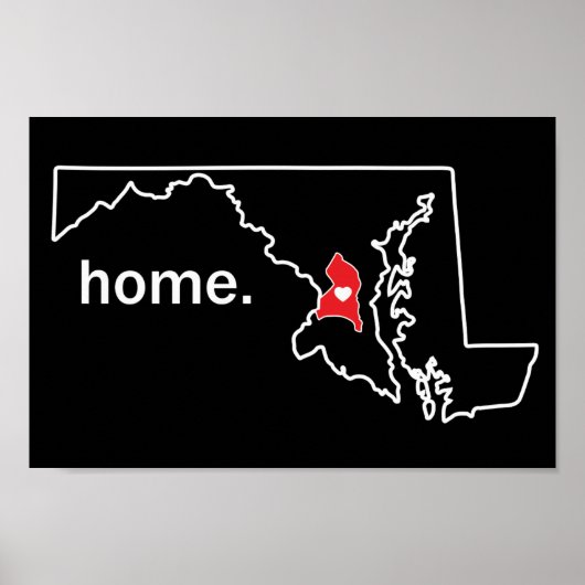 Maryland Home County poster - Prince George's Co. (Voorkant)