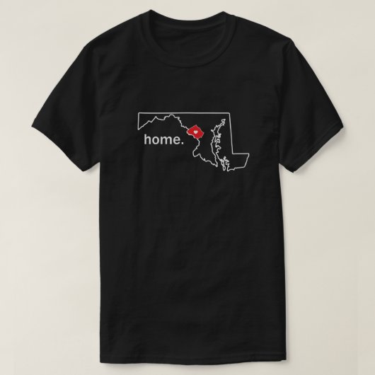 Maryland Home County t-shirt - Montgomery co. (Design voorkant)
