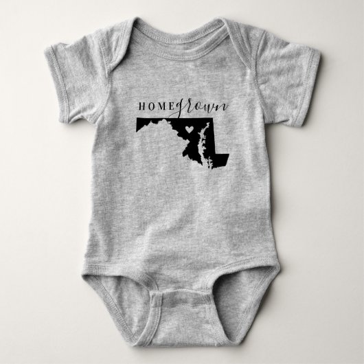 Maryland Home Grown State T-shirt (Voorkant)