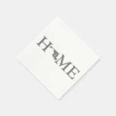 Maryland Home State Grey Word Art Paper Servetten (Hoek)