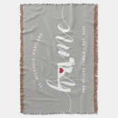 Maryland Home State Personalized Rustic Deken (Voorkant Verticaal)