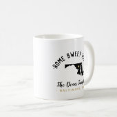 Maryland Home Sweet Home Familie Monogram Mok (Voorkant rechts)