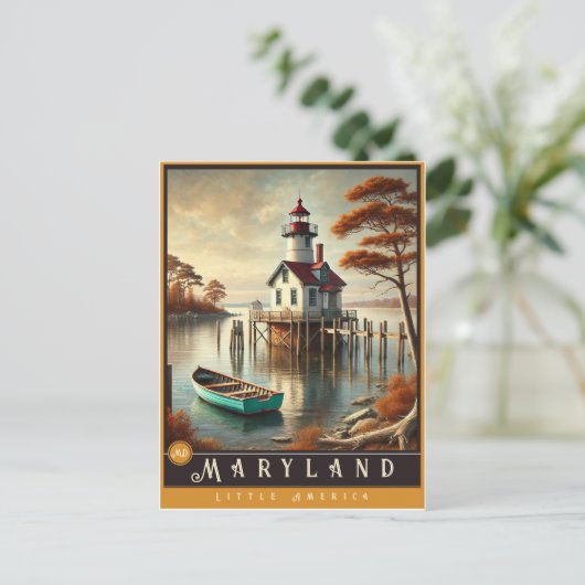 Maryland | hyperrealistisch Briefkaart (Staand voorkant)