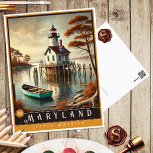 Maryland hyperrealistisch Briefkaart