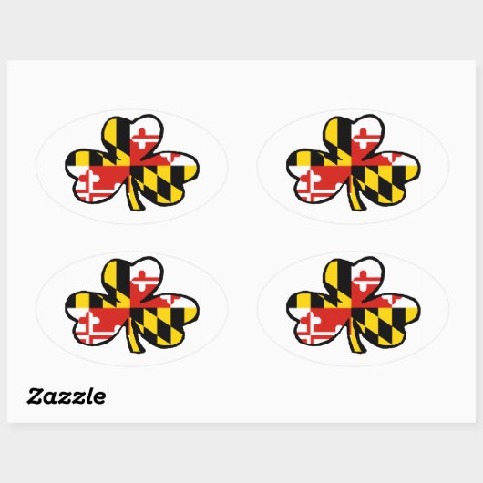 Maryland Irish Sticker (Vel)