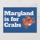 Maryland is voor Crabs Briefkaarten (Voorkant)