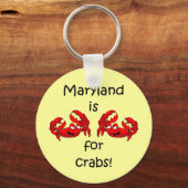 Maryland is voor Crabs Sleutelhanger (Voorkant)
