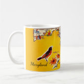 Maryland kaart ansichtkaart mok (Links)