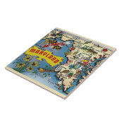  Maryland Kaart Keramische tegel Tegeltje (Zijkant)