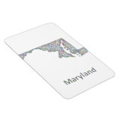 Maryland kaart magneet (Rechterzijde)
