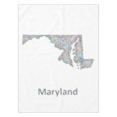 Maryland-kaart Tafelkleed (Voorkant)
