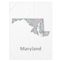 Maryland-kaart