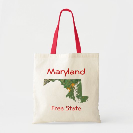 Maryland kaart tas (Voorkant)