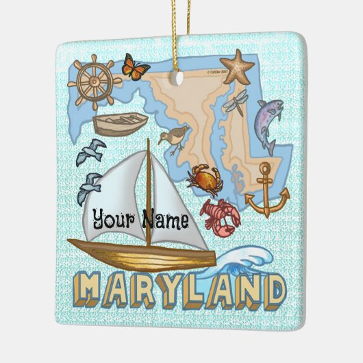 Maryland Keramisch Ornament (Links)