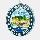 Maryland Keramisch Ornament (Links)