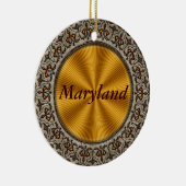 Maryland Keramisch Ornament (Rechts)