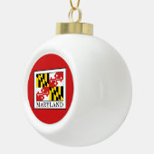 Maryland Keramische Bal Ornament (Rechts)