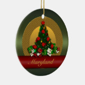 Maryland kerstboomversiering keramisch ornament (Rechts)