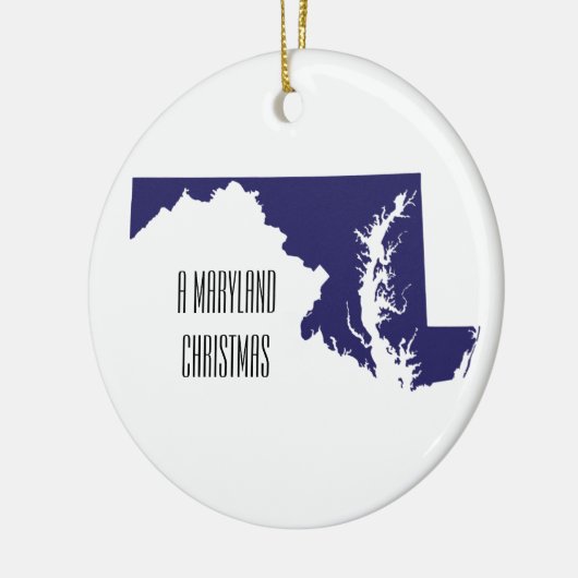 Maryland kerstversiering gepersonaliseerd keramisch ornament (Links)