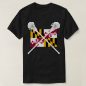 Maryland Lacrosse Shirt Lax MD State Team Player F (Design voorkant)