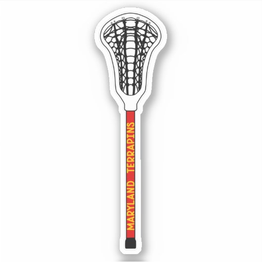 Maryland lacrosse stick sticker (Voorkant)