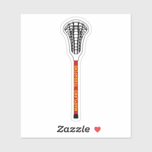 Maryland lacrosse stick sticker (Vel)