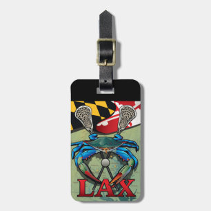 Maryland Lax Blue Crab Crest Bagagelabel