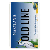 Maryland Licentie Bord Flexibel Magneet (Verticaal)