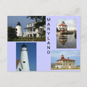 Maryland Lighthouses Briefkaart