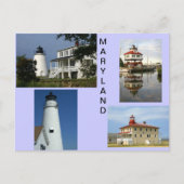 Maryland Lighthouses Briefkaart (Voorkant)