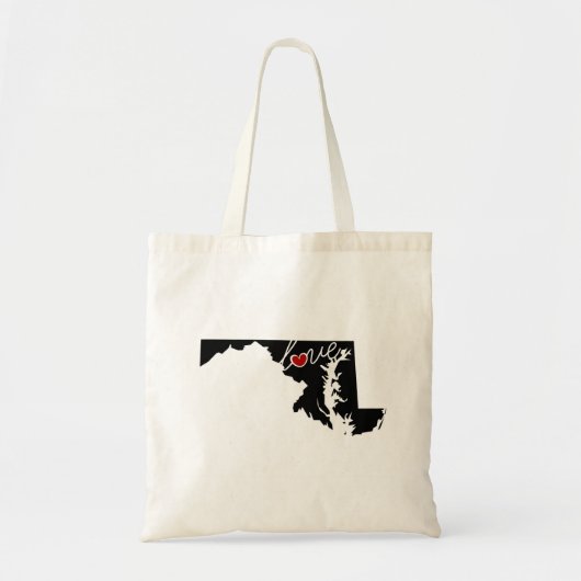 Maryland Love. Geschenken voor MD-overs Tote Bag (Voorkant)