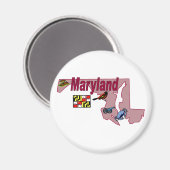 Maryland Magnet (Voorkant / Achterkant)