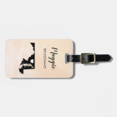 Maryland Map Bagagelabel, Wedding Party Welcome Bagagelabel (Voorkant horizontaal)