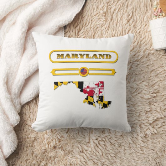 MARYLAND MAP, MARYLAND, USA. SAMER BRASIL KUSSEN (Deken)