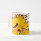  Maryland Map Postcard Mug Koffiemok (Voorkant links)