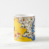  Maryland Map Postcard Mug Koffiemok (Center)