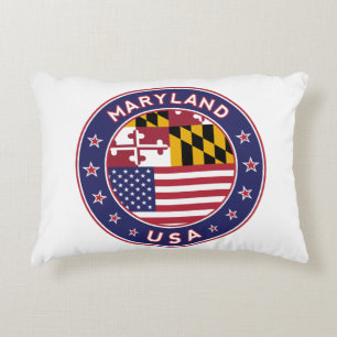Maryland, Maryland sticker, telefooncel, tas Accent Kussen