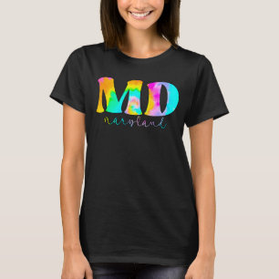 Maryland Md Tie Dye T-shirt