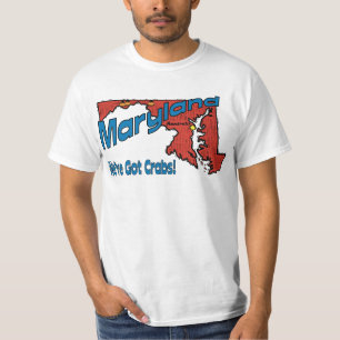 Maryland MD US Motto ~ We hebben krabben T-shirt