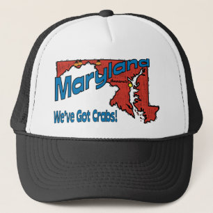 Maryland MD US Motto ~ We hebben krabben Trucker Pet
