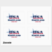 Maryland Mijn thuisstaat Sticker (Vel)
